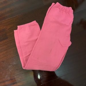 Girl’s Pink sweat pants